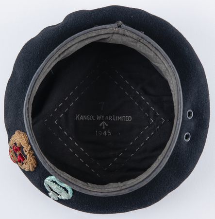 Lot #7060 Montgomery of Alamein's Iconic World War II Double-Badged Beret, Personally Worn During the 1945 Campaign in Germany - Image 3