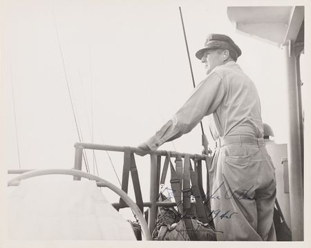 Lot #7085 Douglas MacArthur Signed Photograph -