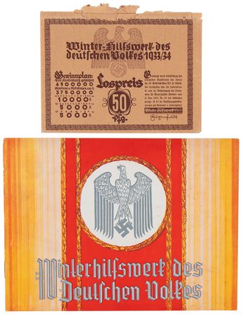 Lot #7033 Claus von Stauffenberg War-Dated Signed 'War Winter Relief Fund' Donation Certificate (1940) - Image 2