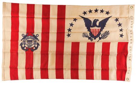 Lot #7045 Normandy Invasion Flag from USS LST-176 - 48-Star American Flag with Wartime Journal from D-Day - Image 14