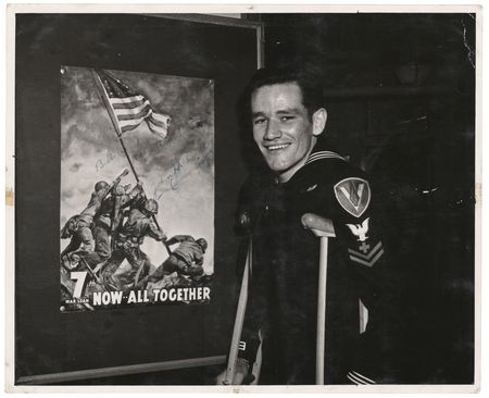 Lot #7082 Iwo Jima: John H. Bradley Signed
