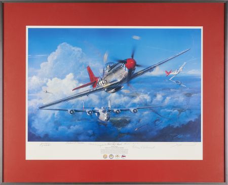 Lot #7269 John D. Shaw: 'A Salute to Tuskegee