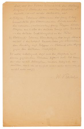 Lot #7128 Wilhelm Keitel Autograph Manuscript Signed at Nuremberg, Distancing Himself from the Nazi 'White Book' Used to Justify the Invasion of Belgium and Holland - Image 2