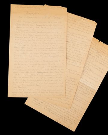 Lot #7125 Wilhelm Keitel Autograph Manuscript