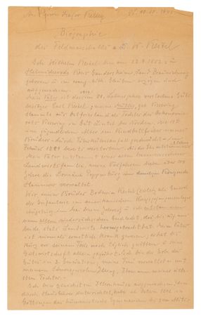 Lot #7125 Wilhelm Keitel Autograph Manuscript Signed at Nuremberg, His Autobiographical Statement for Psychiatrist Douglas Kelley - Image 1
