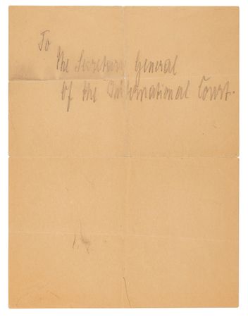 Lot #7200 Konstantin von Neurath Autograph Letter Signed, Seeking His Absent Defense Counsel Six Days Before the Opening of the International Military Tribunal at Nuremberg - Image 2