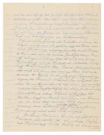 Lot #7194 Erich Raeder Autograph Letter Signed from Nuremberg on His Wife’s Soviet Detention and “Kidnapping” - Image 4