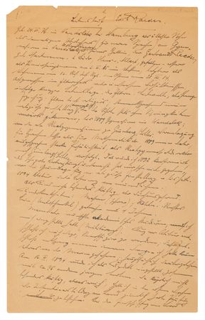 Lot #7187 Erich Raeder Autograph Manuscript Signed at Nuremberg, Outlining His Life and Naval Career - Image 1