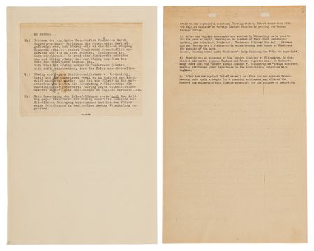 Lot #7112 Hermann Göring Document Signed at Nuremberg - Witness Application for Birger Dahlerus, Citing Secret 1939 Peace Negotiations with Britain - Image 3