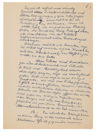 Lot #7158 Fritz Sauckel Autograph Letter Signed, Admitting His Role Over Concentration Camp Labor While Denying Knowledge of Atrocities - Image 6