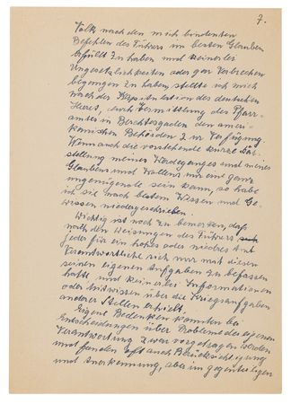 Lot #7158 Fritz Sauckel Autograph Letter Signed, Admitting His Role Over Concentration Camp Labor While Denying Knowledge of Atrocities - Image 7