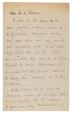 Lot #7225 Albert Speer Autograph Letter Signed to His Attorney, Constructing His Nuremberg Defense: 