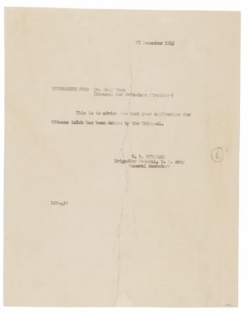 Lot #7148 Julius Streicher Document Signed at Nuremberg, Seeking a Hebrew Translator to Defend Der Stürmer Talmud Quotations - Image 2