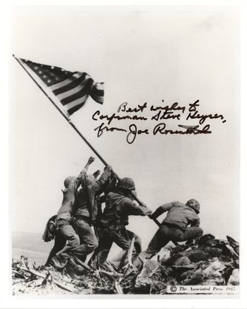 Lot #7081 Iwo Jima: Joe Rosenthal Signed
