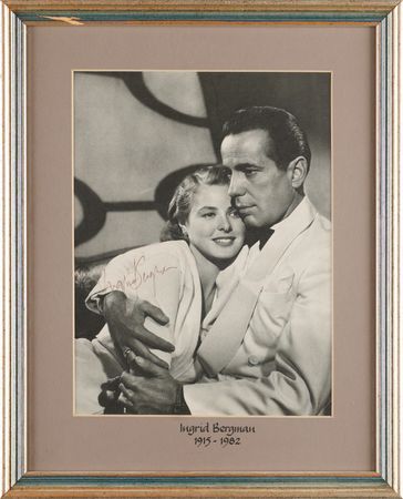 Lot #7242 Ingrid Bergman Signed Photograph