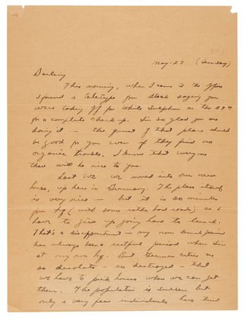 Lot #7058 Dwight D. Eisenhower Autograph Letter Signed to Mamie, Describing Devastated Germany After V-E Day (1945) - Image 1