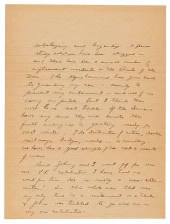 Lot #7058 Dwight D. Eisenhower Autograph Letter Signed to Mamie, Describing Devastated Germany After V-E Day (1945) - Image 2