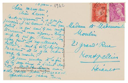 Lot #7032 Jean Moulin Autograph Letter Signed -