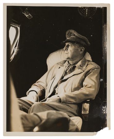 Lot #7075 Douglas MacArthur War-Dated Autograph Letter Signed to Admiral Kinkaid, Praising PT Boat Crews in the New Guinea Campaign - Image 2