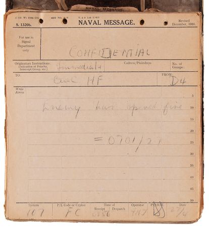 Lot #7021 German Battleship Bismarck: Original File of 258 Decrypted Secret Naval Messages (1941), Chronicling Its Pursuit and Sinking<br/> - Image 3