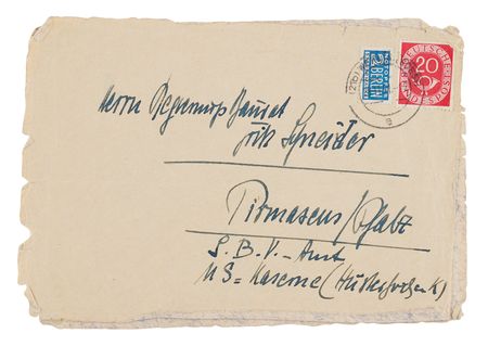 Lot #7229 Albert Kesselring Autograph Letter Signed from Werl Prison (1951) - Image 3