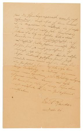 Lot #7192 Erich Raeder Autograph Letter Signed from Nuremberg (1945), Requesting an Investigation into Missing Personal Belongings - Image 2