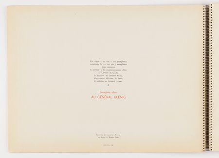 Lot #7048 Pierre Koenig’s 'Liberation of Paris' Presentation Album (1945), Featuring (50) Photographs of Leclerc’s Armored Division, Street Fighting, and Charles de Gaulle - Image 2