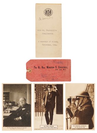 Lot #7020 Winston Churchill Lot of (9) Items, Featuring the 1940 ‘If the Invader Comes’ Leaflet and ‘Dunkirk to Berlin’ Poster Map - Image 4