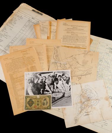 Lot #7077 Iwo Jima 5th Marine Division Archive of