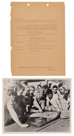 Lot #7077 Iwo Jima 5th Marine Division Archive of (120+) Pages of Top Secret Invasion Plans, Intelligence Reports, Maps, and Battlefield Ammunition Records - Image 10