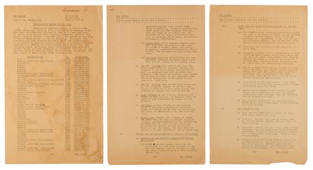 Lot #7077 Iwo Jima 5th Marine Division Archive of (120+) Pages of Top Secret Invasion Plans, Intelligence Reports, Maps, and Battlefield Ammunition Records - Image 4