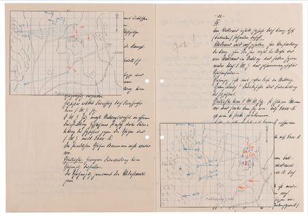 Lot #7026 Erwin Rommel Signed and Annotated 1932 Infantry School Training Report, with His Handwritten Tactical Critiques of a Cadet’s Combat Exercise - Image 5