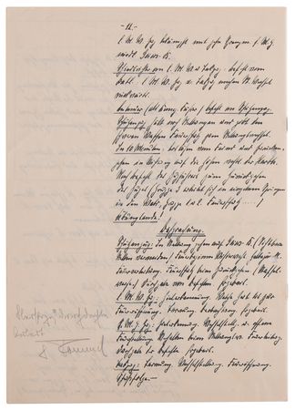Lot #7026 Erwin Rommel Signed and Annotated 1932 Infantry School Training Report, with His Handwritten Tactical Critiques of a Cadet’s Combat Exercise - Image 6