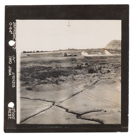 Lot #7079 Iwo Jima Collection of (39) Reconnaissance Photographs, With Combat Team 26 and USS Hocking Markings - Image 9