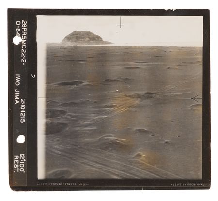 Lot #7079 Iwo Jima Collection of (39) Reconnaissance Photographs, With Combat Team 26 and USS Hocking Markings - Image 3