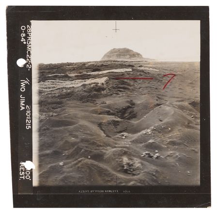 Lot #7079 Iwo Jima Collection of (39) Reconnaissance Photographs, With Combat Team 26 and USS Hocking Markings - Image 7