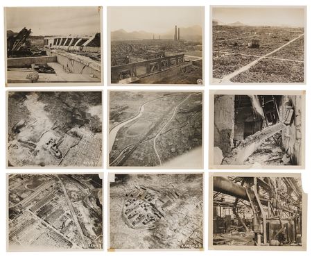 Lot #7097 Nagasaki Atomic Bomb Archive of (36) Original Photographs, With Damage Maps, Wartime Newsmaps, and Government Reports on the Bombings - Image 3