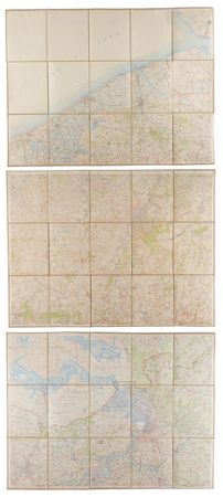 Lot #7017 German Army General Staff Archive of (38) Maps and Studies of Belgium and the Netherlands, with Coverage of Luxembourg (1939–1940) - Image 4