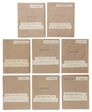 Lot #7017 German Army General Staff Archive of (38) Maps and Studies of Belgium and the Netherlands, with Coverage of Luxembourg (1939–1940) - Image 5
