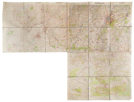 Lot #7017 German Army General Staff Archive of (38) Maps and Studies of Belgium and the Netherlands, with Coverage of Luxembourg (1939–1940) - Image 6