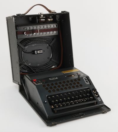 Lot #7275 Swiss NEMA Model 45 Cipher Machine -