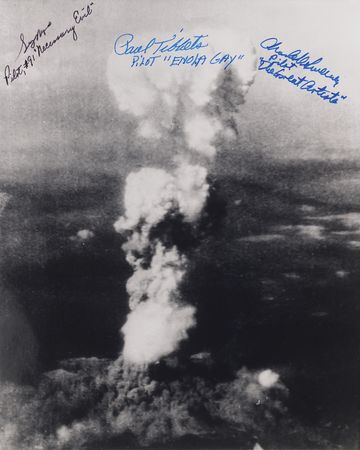 Lot #7096 Hiroshima Mission Pilots Multi-Signed