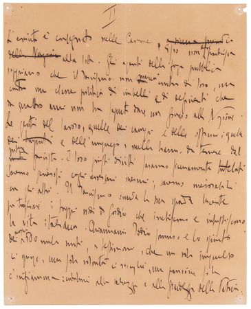 Lot #7278 Benito Mussolini Handwritten 'Proclamation of Revolution,' Issued on the Eve of the March on Rome (1922) - Image 3