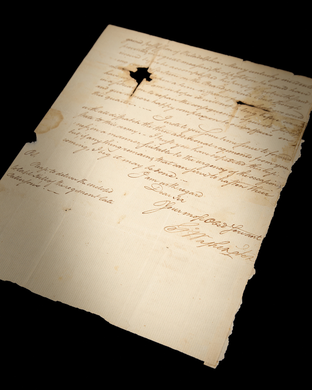 Lot 8016 George Washington War-Dated Letter Signed, Penned in the Hand of Alexander Hamilton Four Days Before the Battle of Germantown, Addressing the Philadelphia Campaign, Burgoyne's Northern Collapse, and the Road to Saratoga (1777)