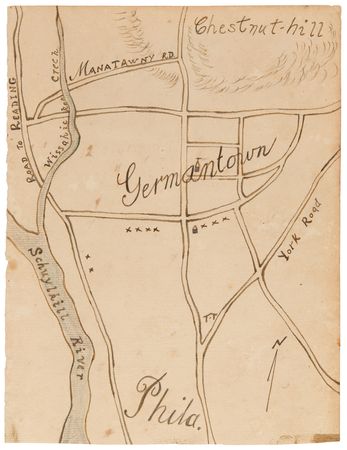 Lot #8036 Revolutionary War (4) Hand-Drawn Maps - Image 3