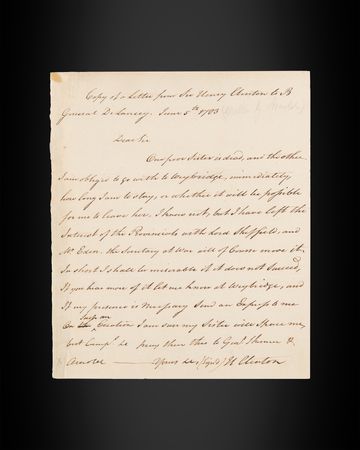 Lot #8034 Benedict Arnold Revolutionary War–Dated