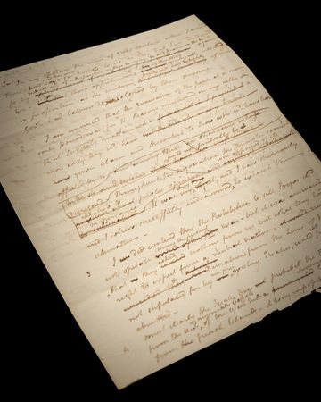 Lot #8064 John Jay Handwritten Letter Draft,