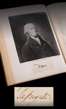 Lot #8070 Thomas Jefferson Franking Signature and