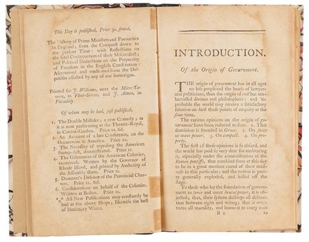 Lot #8001 James Otis: The Rights of the British Colonies Asserted and Proved (Third Edition, 1766) - Image 4