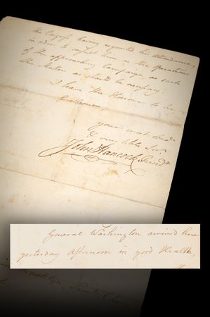 Lot #8022 John Hancock Revolutionary War-Dated
